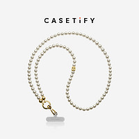 CASETIFYCASETiFY 适用于iPhone全系列 珍珠样式斜背带手机背带便携挂绳 珍珠样式斜背带