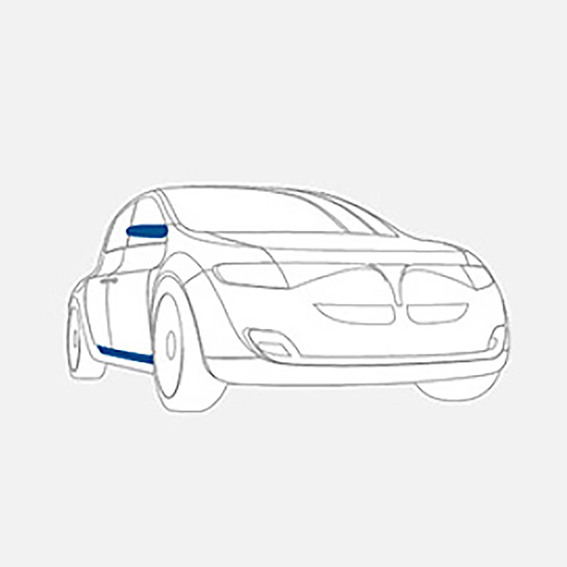 Quantum 量子膜 汽车漆面膜隐形车衣汽车漆面保护膜T系列隐形车衣膜 全车tpu 透明 后视镜+侧裙（左右）