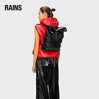 Rains卷盖户外包 防水双肩背包 Sibu Rolltop Rucksack Mini W3 黑色