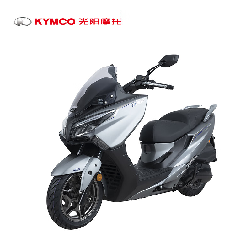 GOOSUN 光阳蛋业 光阳KYMCO光阳摩托车 2024赛艇CT250 ABS 雾钻银 定金