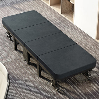 家丽人 折叠床办公室午休床单人家用午睡床便携式科技布椰棕垫硬板陪护床