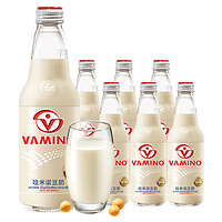 VAMINO 哇米诺 泰国进口哇米诺/Vamino原味豆奶植物蛋白早餐奶300ml*6瓶玻璃瓶装