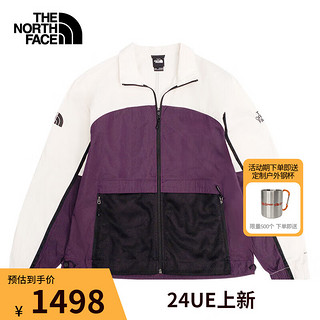 北面（The North Face）UE先锋设计DWR防泼水防风夹克男户外休闲防风外套24春季|89TR RO1/紫色 XL/180