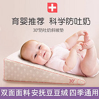 BESTRONG 貝初眾 防吐奶斜坡墊嬰兒枕頭0-1歲寶寶枕頭6個月以上新生兒喂奶斜坡枕