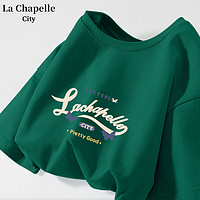 La Chapelle City 拉夏贝尔 女士纯棉短袖T恤 宽松款