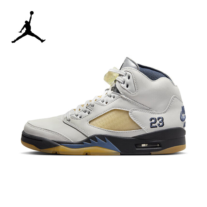 耐克YY胜道体育 Air Jordan 5 潮流透气 实战 休闲鞋 FZ5758-004 36