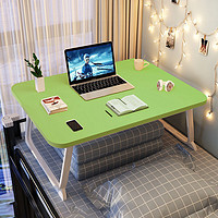 EASYREST 易瑞斯 宿舍游戏学习笔记本折叠桌床上书桌电脑桌可移动多功能折叠桌 绿色卡槽杯托 60