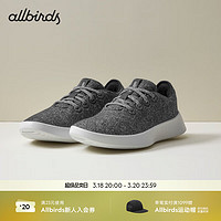 Allbirds Wool Runner 2 春羊毛休闲鞋第2代透气男女运动鞋 深灰色 45 男码（偏大）