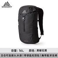 GREGORY 格里高利 NANO运动旅行户外背包14L 16L旅行通勤双肩包登山包 16L-曜石黑