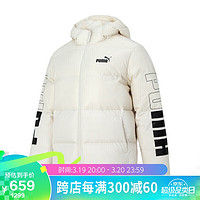 PUMA 彪馬 女子 基礎系列 羽絨外套 678722-87雪白色 亞洲碼XL(170/92A)