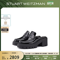 STUART WEITZMAN SW SOHO MULE 23年秋季一脚蹬厚底穆勒鞋女