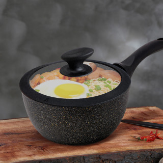 Flonal 意大利小奶锅不粘锅日式雪平锅宝宝辅食家用麦饭石汤锅