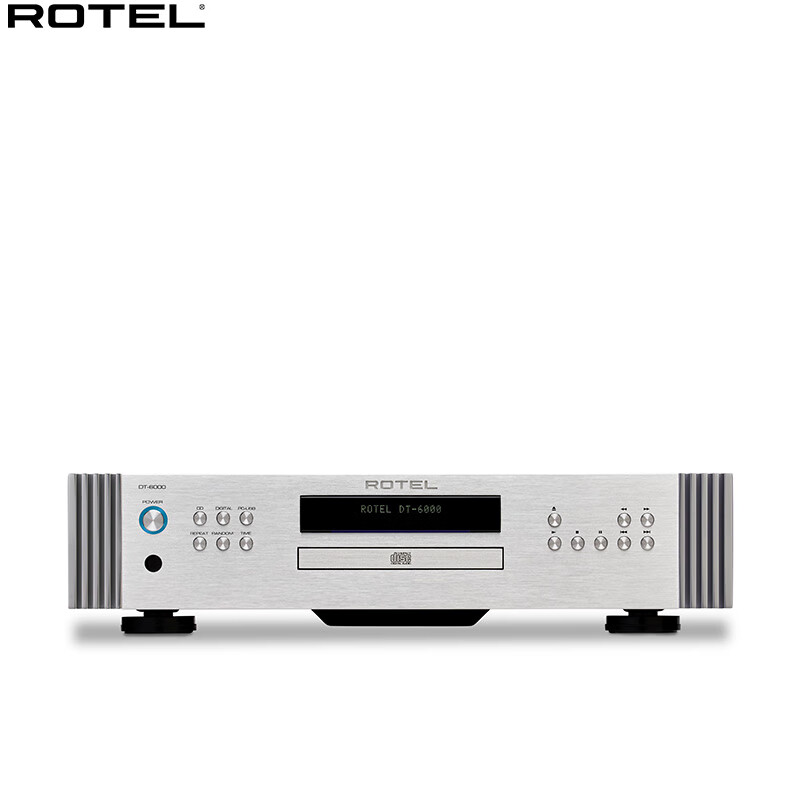 ROTEL路遥 DT-6000数字音源播放器 级 HIFI高保真 CD机 光纤同轴USB Audio MQA全解码 银色 DT-6000数字音源播放器 银