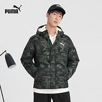 PUMA 彪馬 官方 男款迷彩保暖連帽羽絨服外套 CAMO 585532