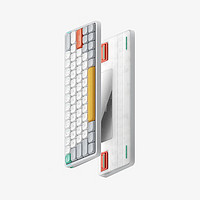 NuPhy Air60 V2 客制化矮轴机械键盘mac无线蓝牙超薄双三模静音 离子白 红轴 64