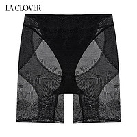 兰卡文（LA CLOVER）【春夏】魅力光影系列女士舒适菱塑提臀塑身裤LC33XA1 黑色400 160