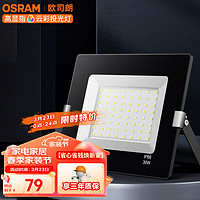 欧司朗（OSRAM）LED投光灯庭院泛光灯室外墙壁灯探照户外灯 30W