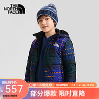 THE NORTH FACE北面童装男童棉服双面抓绒外套保暖秋冬|7WOX 9D1/蓝色 150/L