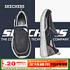 斯凯奇（Skechers）男士休闲鞋舒适复古一脚蹬百搭时尚帆布鞋男 海军蓝色 39.5