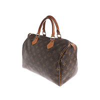 LOUIS VUITTON 中古LV/路易威登9新SPEEDY 30女士手提包时尚帆布老花