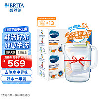 BRITA 碧然德 fill&enjoy; Style设计师系列 滤水壶 绿色 一壶十三芯