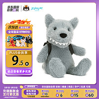 Jellycat英国高端毛绒玩具 背包狼 玩偶公仔女友 背包狼22cm