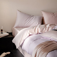 AIDLI（新疆棉）100支全棉床上四件套纯棉被套高支高密家用床品套件 奶芋紫 200*230cm四件套（1.5/1.8m床）
