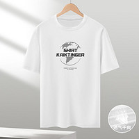 Kastinger 夏季新款男式运动T恤舒适透气网眼男短袖T恤男T