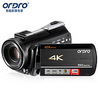 ORDRO 欧达 AC5 4K光变摄像机高清数码DV专业摄录一体机12倍光学120倍智能变焦增强5轴防抖家用直播婚庆