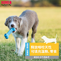 KONG 漏食玩具磨牙幼犬小型犬比熊泰迪磨牙棒骨头耐咬解闷狗狗玩具