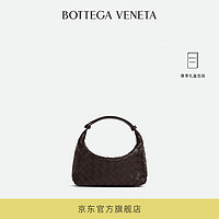 BOTTEGA VENETA葆蝶家2023女士迷你Wallace肩背包 巧克力棕