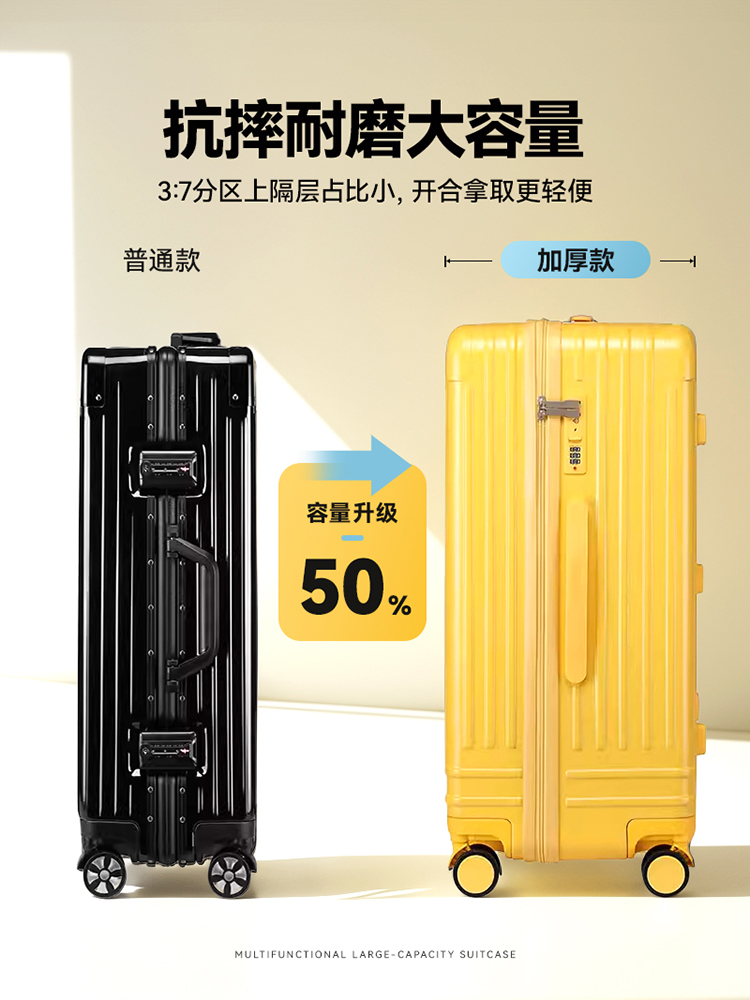 超大行李箱女28寸潮男旅行箱大容量密码皮箱子防刮拉杆箱