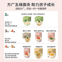 88VIP：FangGuang 方广 宝宝面婴幼儿面条儿童辅食面无添加161g牛肉番茄营养面