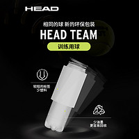 88VIP：HEAD 海德 网球TEAM系列1桶4粒装专业比赛训练用球高回弹大学生网课