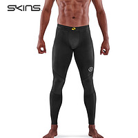 SKINS 思金斯 S3 Long Tights 男士长裤 中度压缩裤 登山越野跑步运动健身裤 星灿黑 M