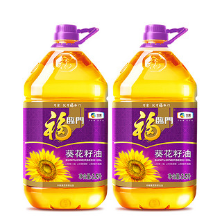 福临门 中粮福临门压榨一级葵花籽油3.5L*2桶食用油富含维E甄选原料bbb