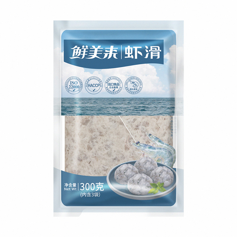 鲜美来虾滑100g*3冷冻水产生鲜肉食火锅食材海鲜虾丸子涮菜料