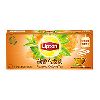 88VIP：Lipton 立顿 韵香乌龙袋泡茶包自制奶茶1.8g*25袋办公室招待下午茶