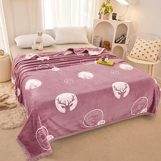 PHOENIX 凤凰 家纺拉舍尔毯云毯沙发毯子午休盖毯床垫毯冬季保暖毛毯床品