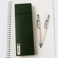 AIHAO 爱好 卡通铁笔盒大容量双层学生文具盒多功能通用塑料铅笔盒笔袋