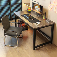 普派 Pupai） 电脑桌加固加粗桌腿厚桌面桌椅套装写字办公书桌大尺寸桌子 黑色100