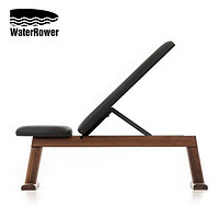 沃特罗伦（WaterRower）德国哑铃凳家用器材腹肌板卧推椅多功能运动器械卧推凳 胡桃木-黑皮