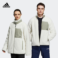 adidas 阿迪达斯 双面穿运动休闲保暖棉服外套 冬季 男款 军绿色 H20789