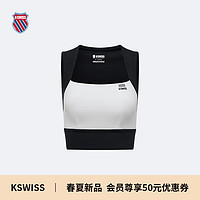 K·SWISS 盖世威（K·SWISS）女背心24春季运动百搭背心 1910092 008正黑色 XL