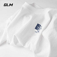 GLM 纯棉短袖T恤男夏季潮流百搭半袖学生简约潮流衣服