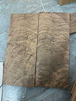 北美黑胡桃金瘤紋水波紋鳳尾紋木板  沒有打磨