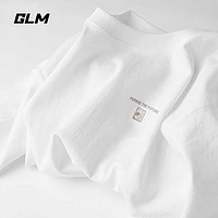 GLM 长袖t恤男重磅男装打底衫秋季纯棉宽松休闲男士衣服