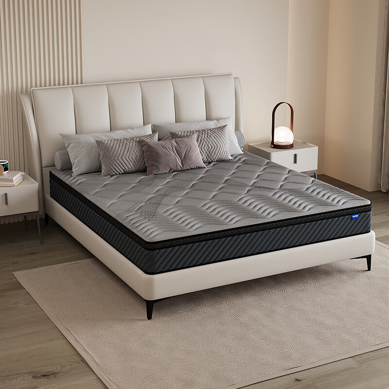 金海马进口乳胶环保氧气棉床垫 独立袋 软硬适中席梦思床垫1.8X2X0.22米