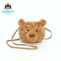 Jellycat 巴塞罗熊包包 可爱毛绒玩具玩偶斜挎包 巴塞罗熊包包 H16 X W18 CM