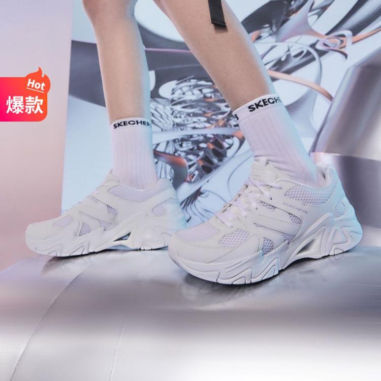 SKECHERS 斯凯奇 女鞋复古慢跑鞋 896207